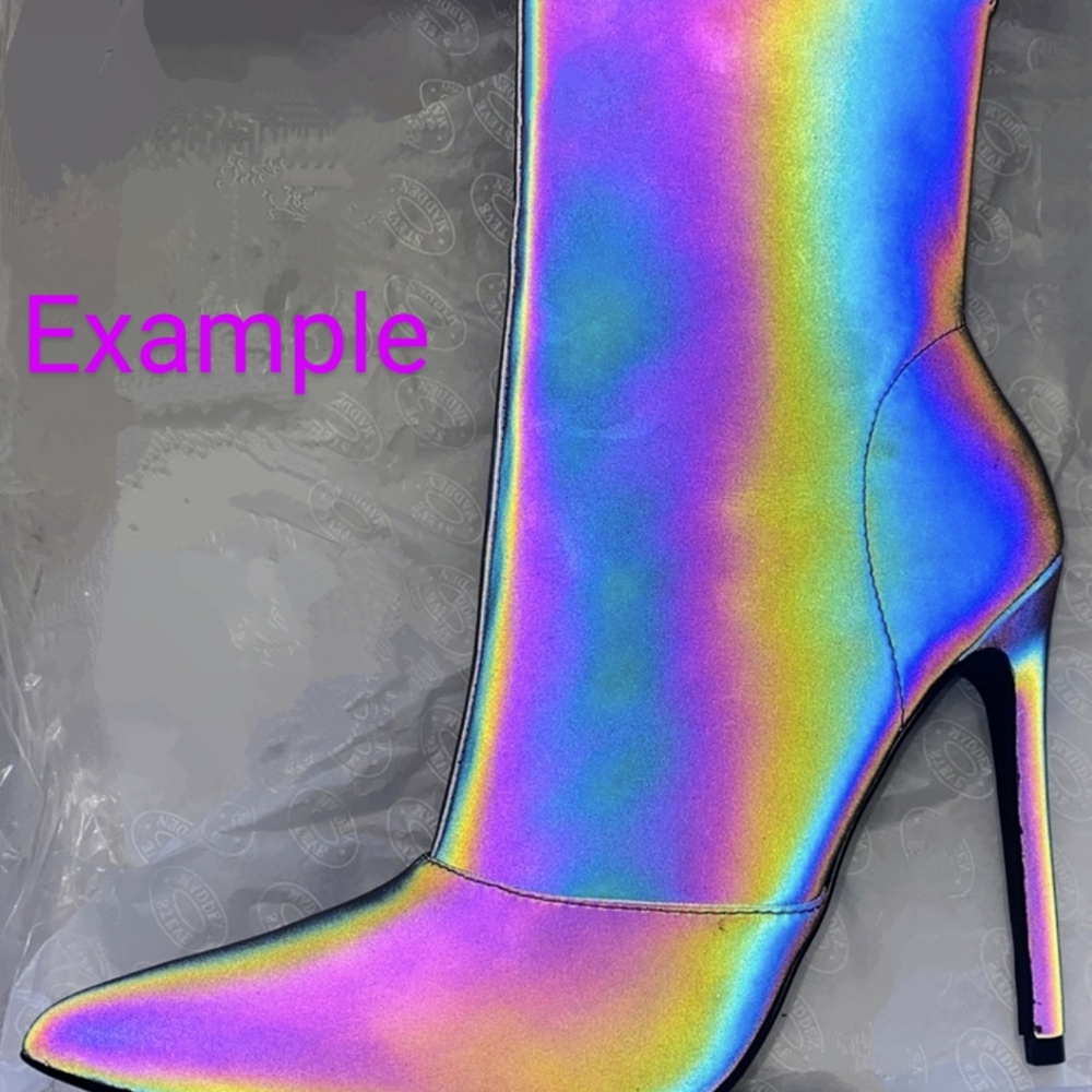 ππ’π Steve Madden Whimsy Reflective Bootiesππ’π - Picture 2 of 15